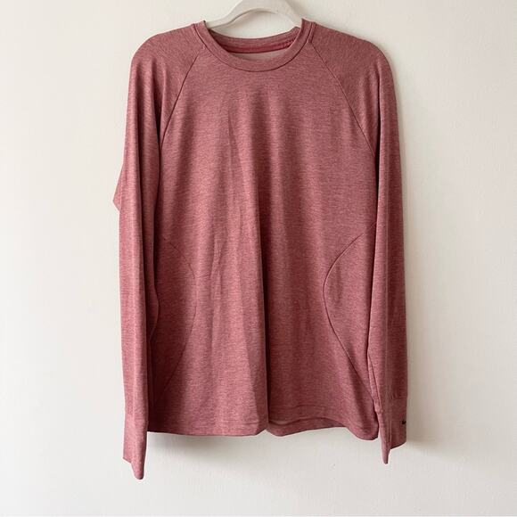 Nike Dri-Fit Woman’s Activewear Long Sleeve Top Base layer size XL Heather Red - Picture 1 of 7